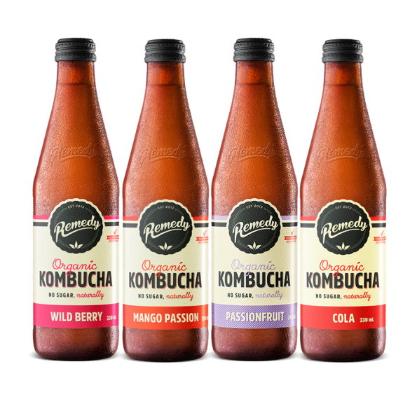 Remedy Kombucha Bottles