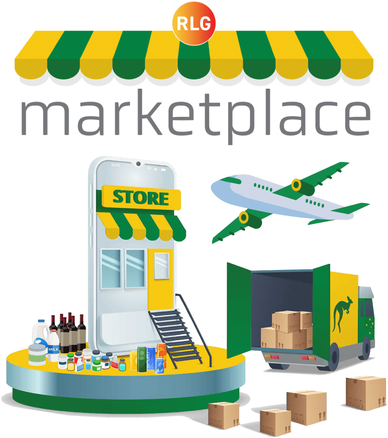 RLG Marketplace graphic